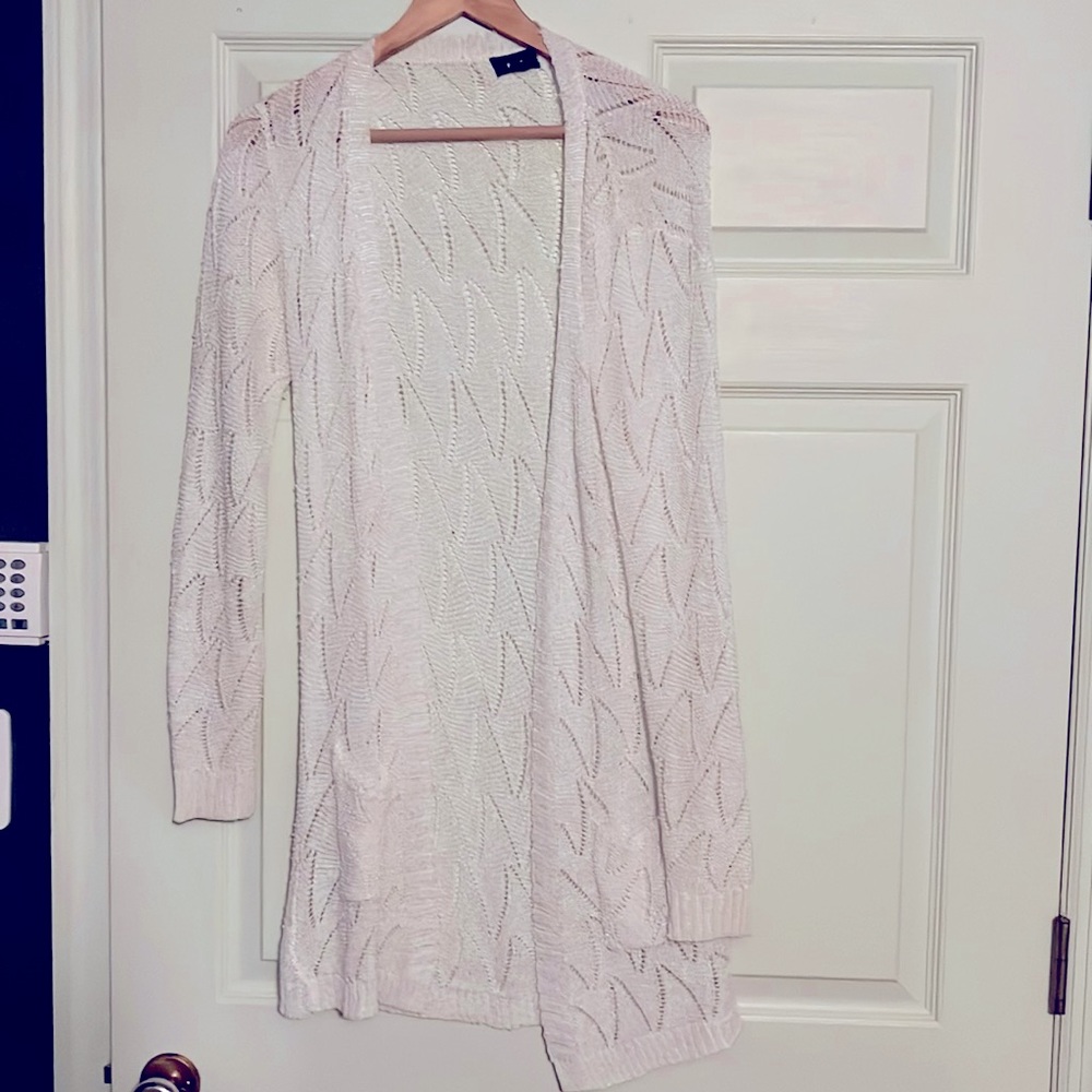 Extra long cardigan